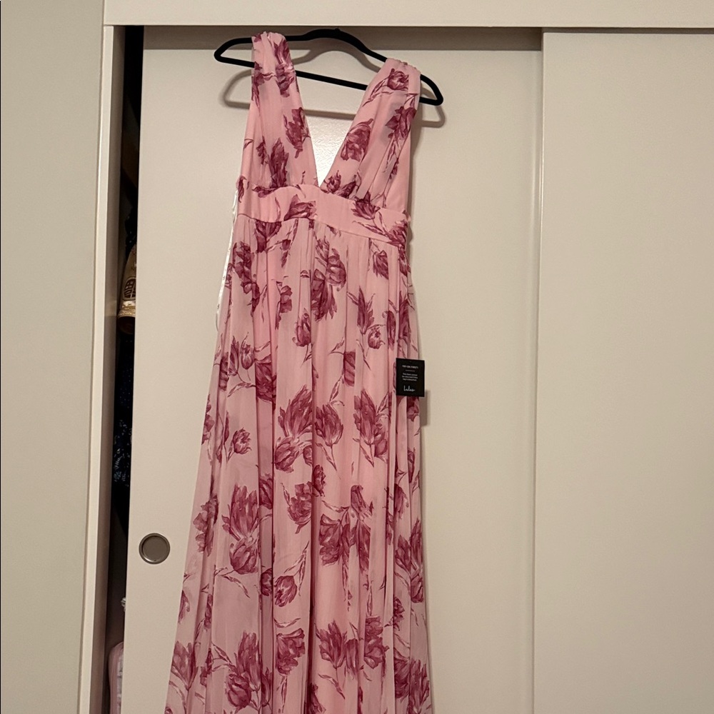 Lulus floral maxi dress